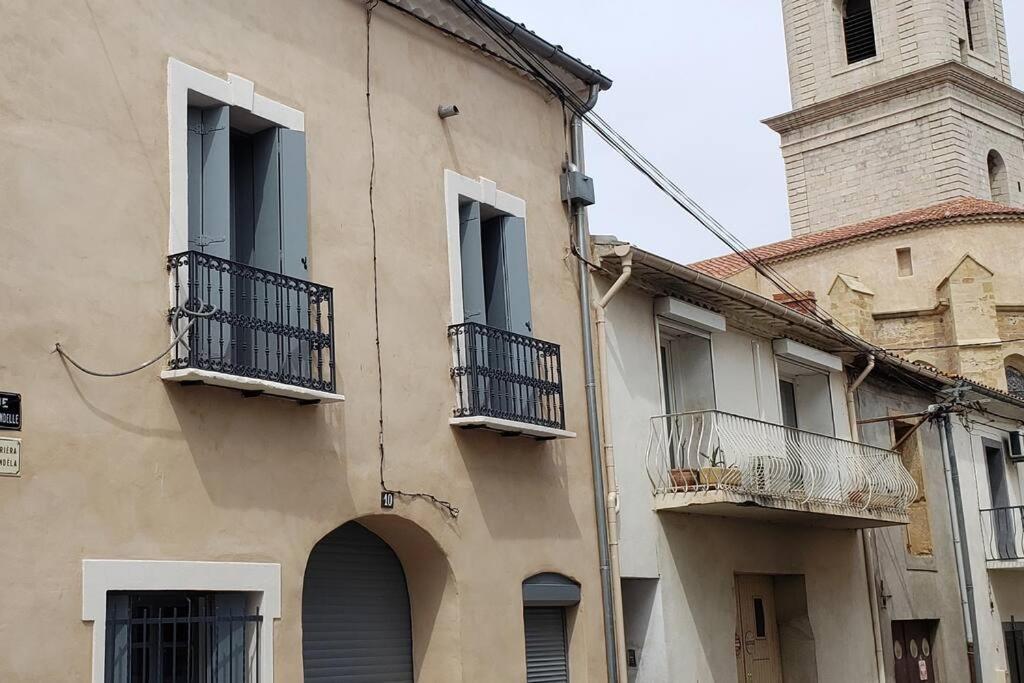 Maison Vigneronne De Caractere Du XIX Plein Centre Villa Marseillan  Luaran gambar